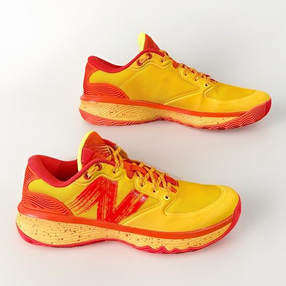 NEW BALANCE HESI LOW LETTERMAN Basketball Shoe BBHSL01 M8.5/W10 OrangeRed Yellow main image 13